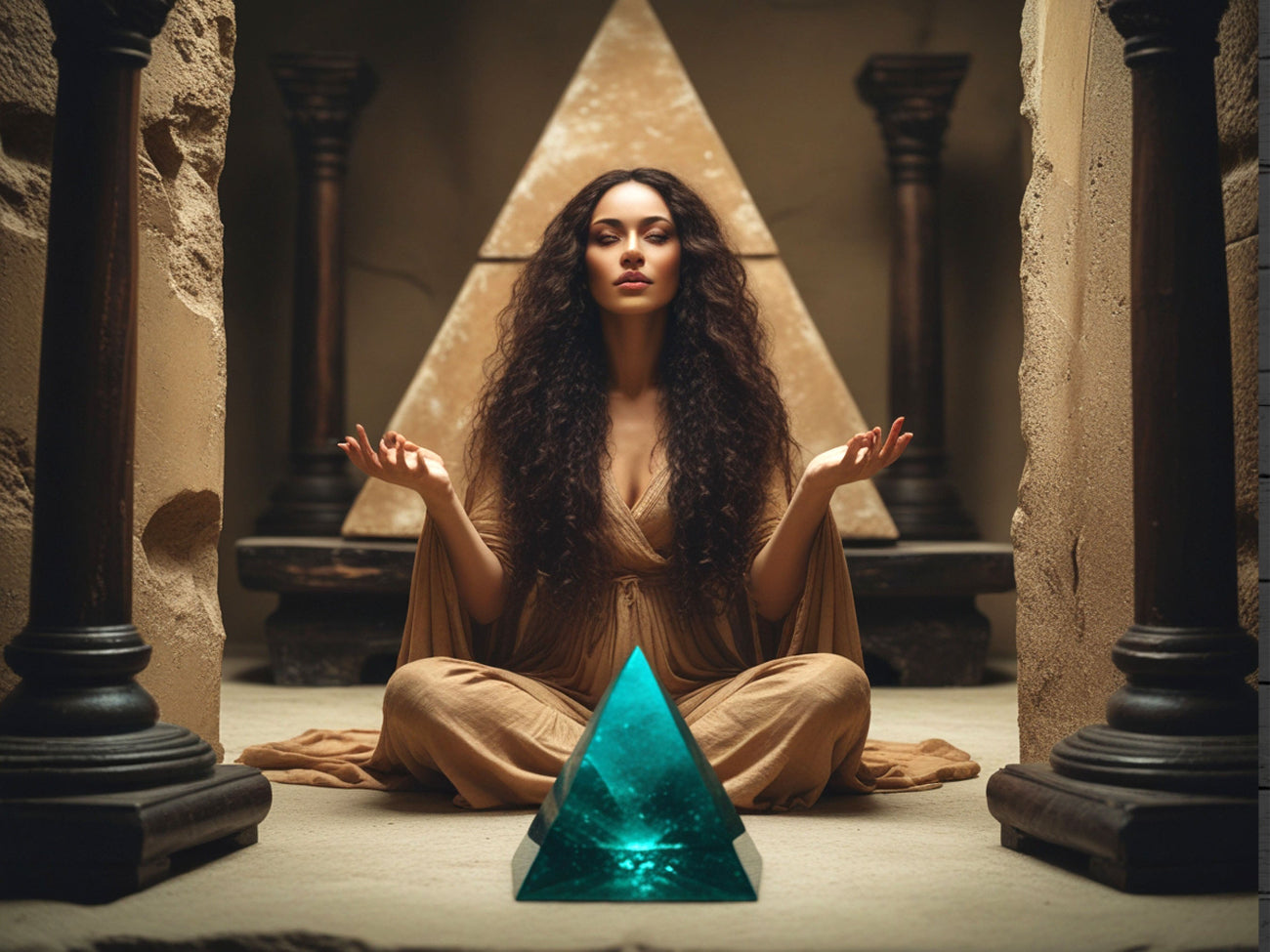 THE WITCHES' PYRAMID, Unlocking The Four Pillars of Magical Spellcasting, High Magick, Witchcraft Elements, 8 Printable Spellbook Pages - Morgana Magick Spell