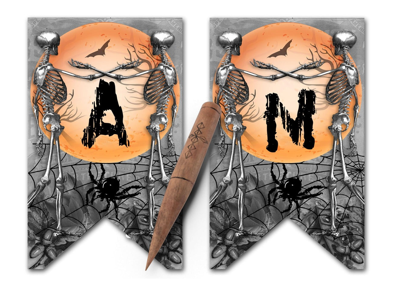 SAMHAIN BANNER Bunting, Samhain Flags Decoration, Happy Samhain Banner, Wicca Samhain Altar Decoration Printable DIY Digital Download