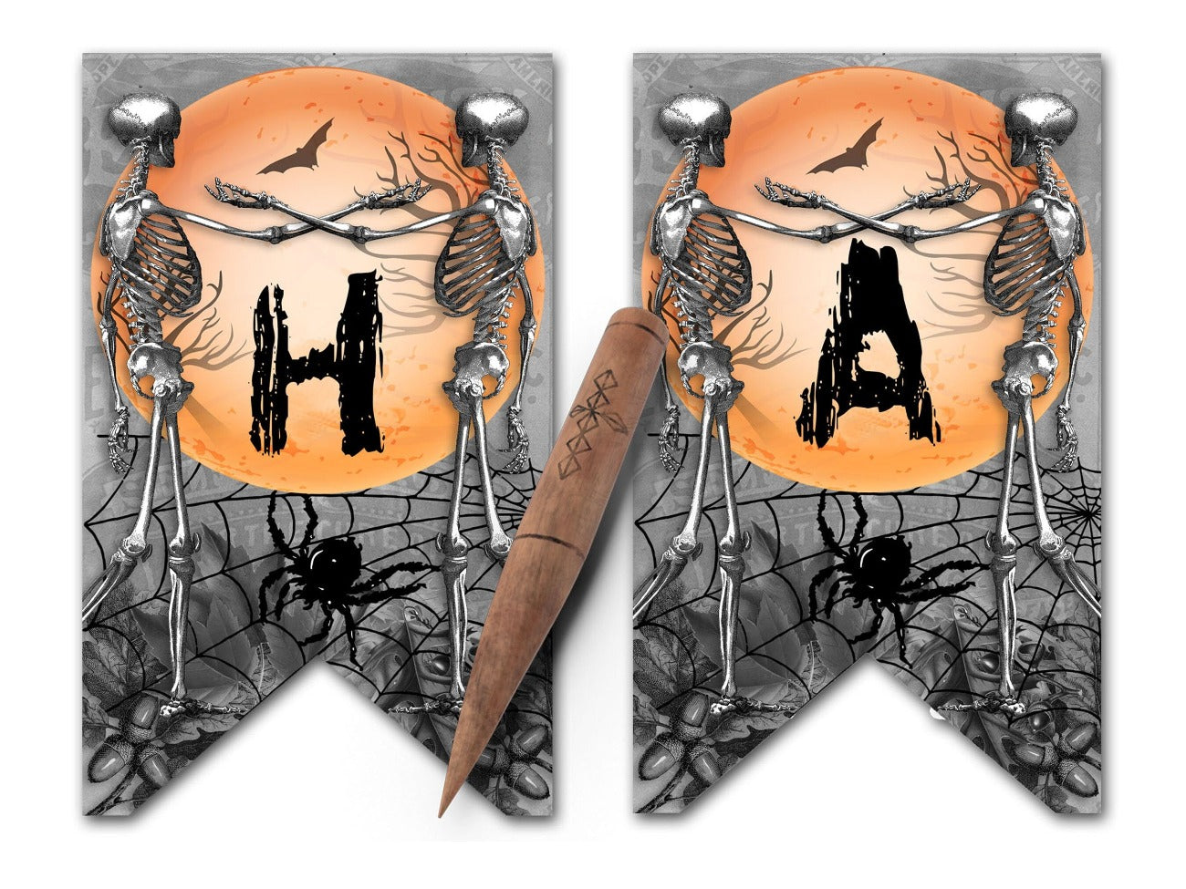 SAMHAIN BANNER Bunting, Samhain Flags Decoration, Happy Samhain Banner, Wicca Samhain Altar Decoration Printable DIY Digital Download