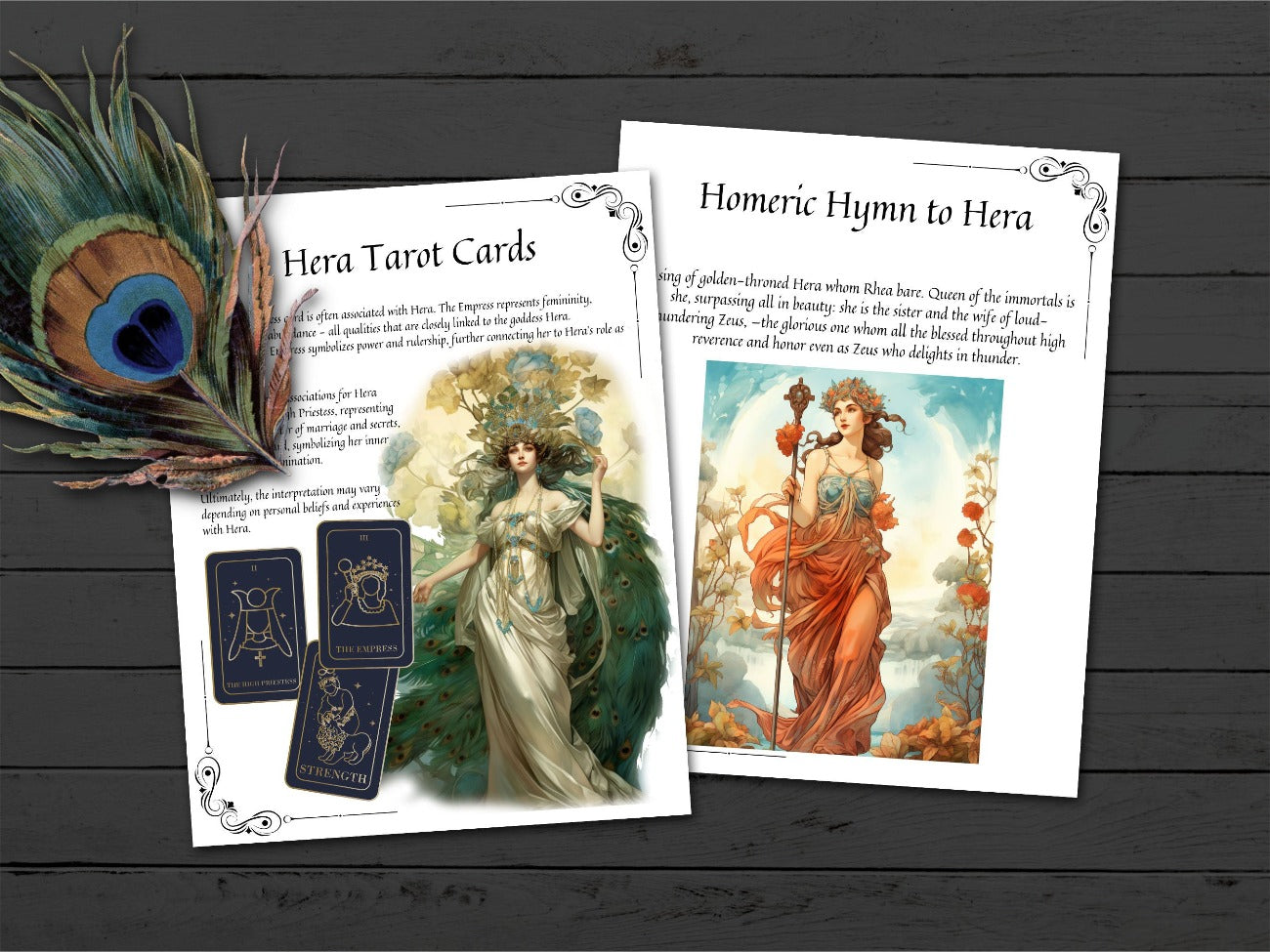 GODDESS HERA, Hera Tarot Cards and Homeric Hymn to Hera - Morgana Magick Spell