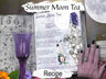 SUMMER MOON TEA Recipe, Witches; Tea, Witchcraft Sabbat Esbat Tea Brew, Visionary Kitchen Witch Potion, Moon Tea Magic, Garden Tea Recipe - Morgana Magick Spell