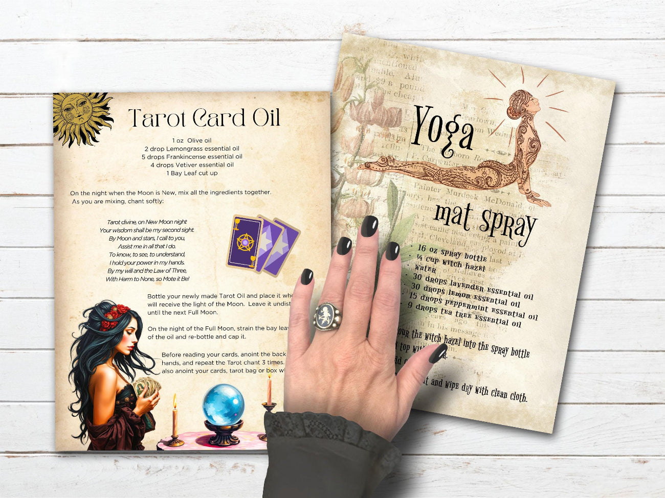 MAGICK POTIONS Bundle, Spellbound Teas Syrups Vinegars Ciders, Love & Banishing Potions, Magic Water, Room Sprays, Printable Book of Shadows - Morgana Magick Spell