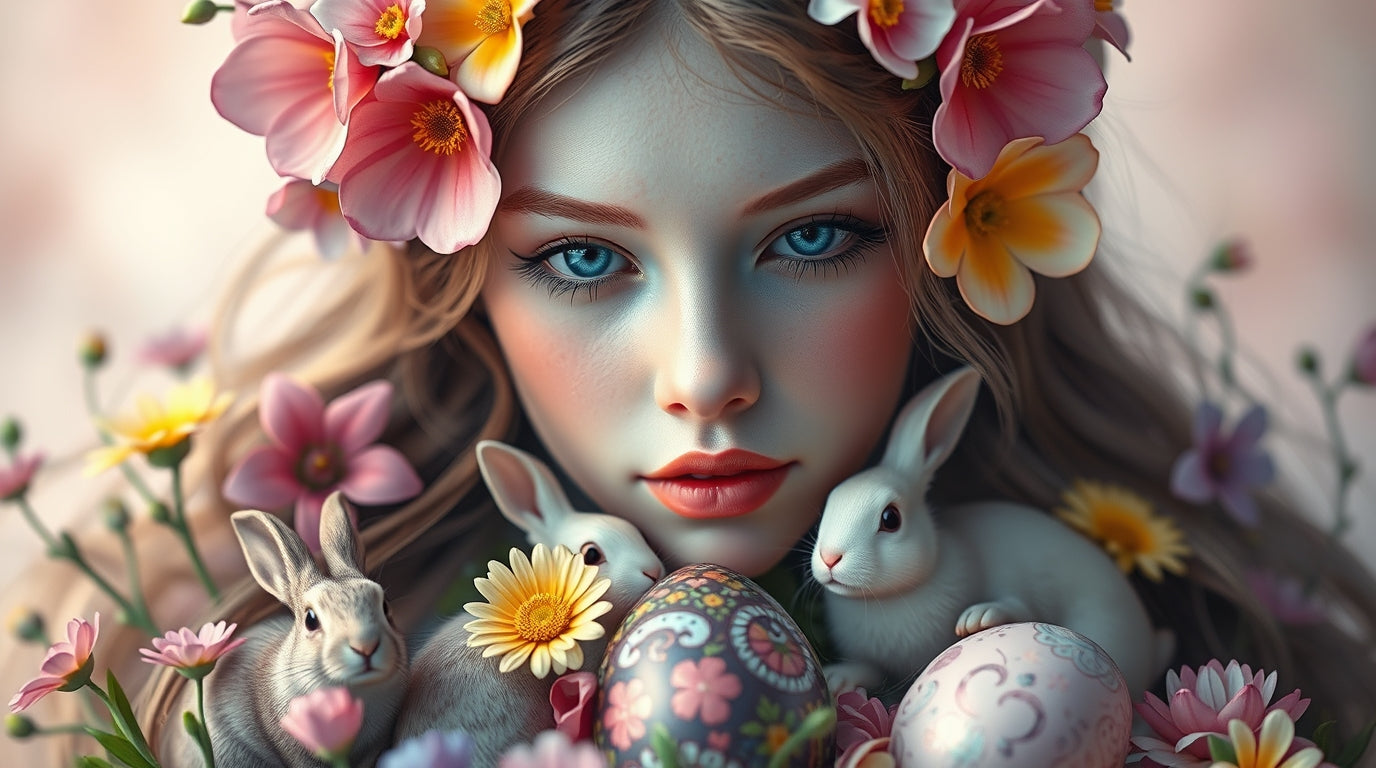 Eastre Rabbit Spring Goddess Eostre, the Enigmatic Goddess of Spring: Fact or Fiction? – Morgana ...