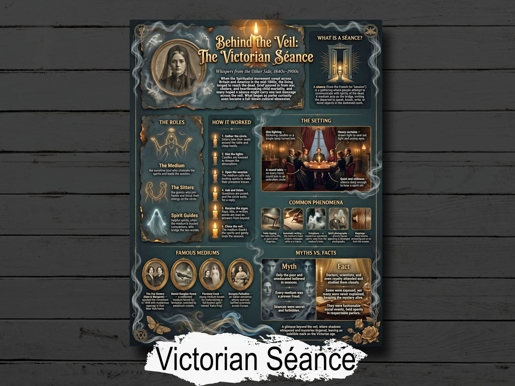 Victorian Gothic Bundle: Haunted Mansion Journal, Oracle Cards, Séance Ritual (102 Page PDF)