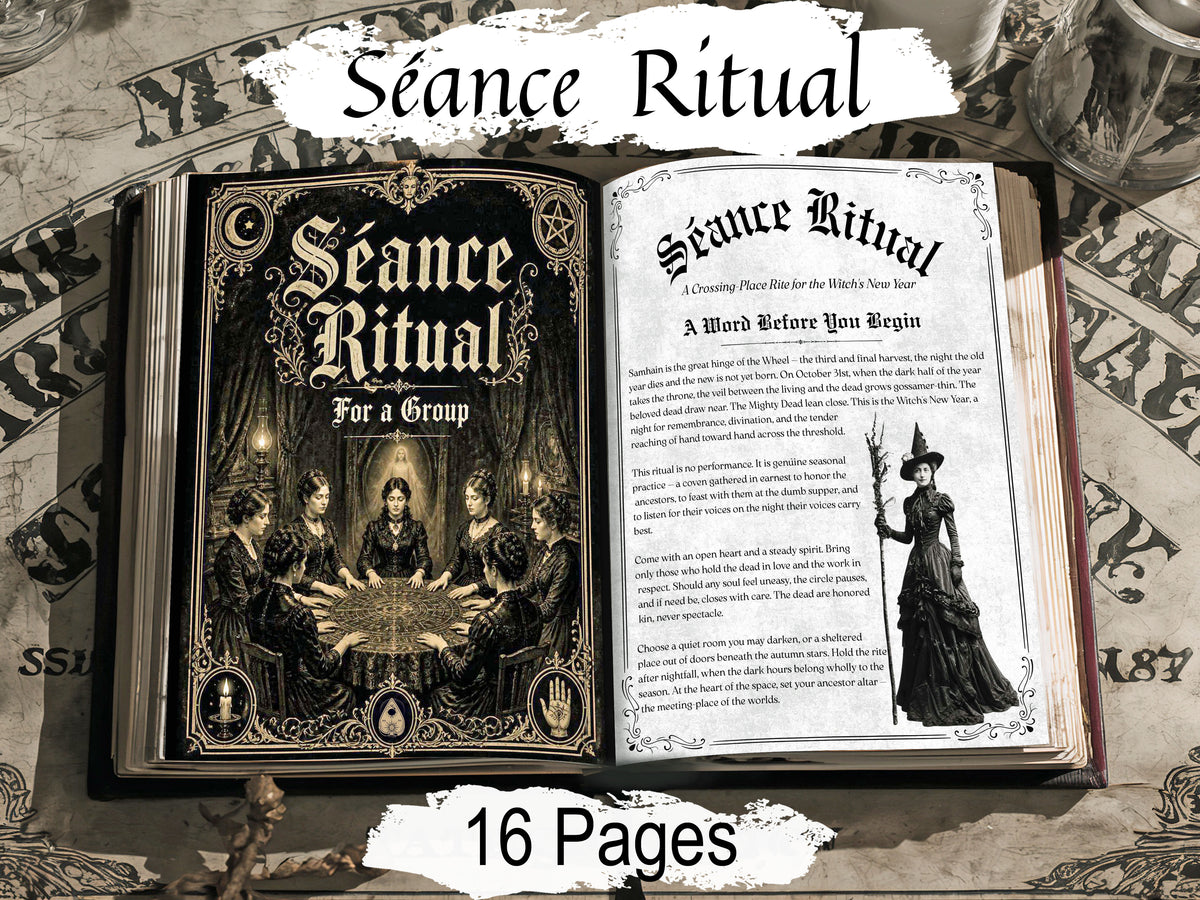 Victorian Gothic Bundle: Haunted Mansion Journal, Oracle Cards, Séance Ritual (102 Page PDF)