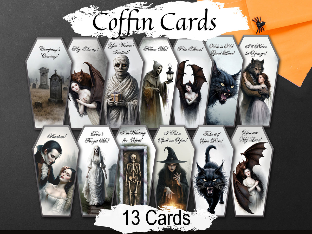 Victorian Gothic Bundle: Haunted Mansion Journal, Oracle Cards, Séance Ritual (102 Page PDF)