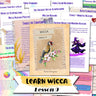 WICCA LESSON # 9 - Learn Witchcraft, Healing Techniques Lesson, Channel your Energy, Aromatherapy, Auras, Homeopathy, Printable 34 Pages - Morgana Magick Spell