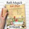 BATH MAGICK, Printable Ritual Bath Essential Oil Recipes, Wicca Aromatherapy  Bath Oils for Cleansing, Purification and Spiritual Awareness - Morgana Magick Spell