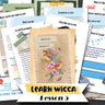 WICCA LESSON # 5 - Learn Witchcraft, A Complete Guide to Creating and Maintaining Your Wiccan Altar, Blessing Sacred Space,  21 Pages