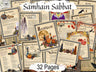 SAMHAIN SABBAT, Halloween Witchcraft Spellbook, Spirit World Altar Guide, Day of the Dead, 32 Pages, Printable - Morgana Magick Spell