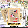 WICCA LESSON # 4 - Learn Witchcraft, Wheel of the Year, Nature Cycles, Sabbats, Holly & Oak King, Unlock the Mysteries of Wicca, 38 Pages - Morgana Magick Spell