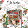 YULE WINTER SOLSTICE Bundle, 52 pages with Witch Sabbat Planner, Printable winter magic celebrations for your Wicca Pagan Solstice Grimore - Morgana Magick