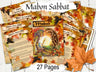 MABON SABBAT, 27 Pages,  Correspondences, Equinox Ritual Magic, Wicca Witchcraft, Pagan Thanksgiving Altar - Morgana Magick Spell