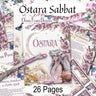 OSTARA SABBAT, Rituals, Traditions, Spells, Recipes, Baby Witch, 24 Printable Pages, Pagan Sabbat Gift, Wicca Spring Equinox, Printable BOS pages - Morgana Magick Spell