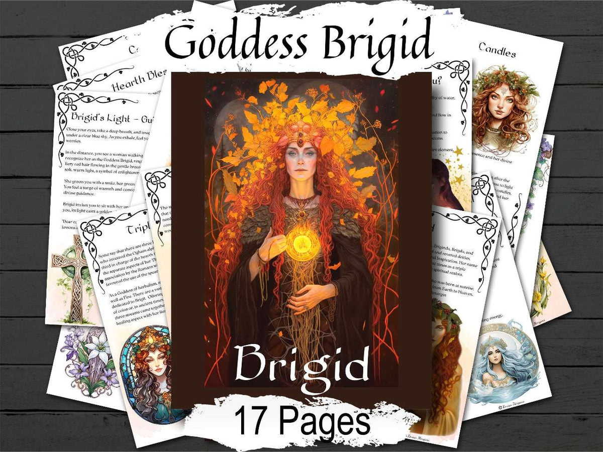 Goddess Brigid Guide: Sacred Knowledge, Spell, Meditation, & Prayer