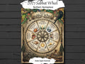Wiccan Wheel of the Year Calendar 2027 — Printable Sabbat Guide for the Northern Hemisphere