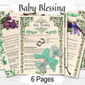 BABY BLESSING 6 Pages, Wiccaning Naming Ritual, Complete Witchcraft Baby Ritual, Pagan Baby Spell, Witch Baby Spell, Witch Child, Printable - Morgana Magick Spell