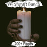 WITCHCRAFT BUNDLE, Witch Starter Kit, Grimoire Book of Shadows, Guide to be a Witch, Baby Witch Bundle, Wicca Book, 200 + Printable Pages - Morgana Magick Spell