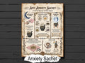 Anti Anxiety Sachet: Herbal Remedy & Moon Ritual Digital Download