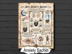Anti Anxiety Sachet: Herbal Remedy & Moon Ritual Digital Download