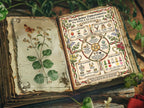 Beltane Sabbat: Infographic Grimoire Page, Book of Shadows Printable, Witchcraft Basics Chart