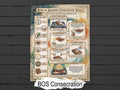 Poster titled 'Book of Shadows Consecration Ritual' on a wooden surface