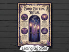 Cord Cutting Ritual: Letting Go Spell for Witches, Ancient Magic Infographic