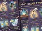 Egg Cleanse Ritual: Limpia Infographic for Book of Shadows, Folk Magic Protection