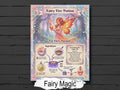 Faerie Fire Potion: Magical Elixir Recipe, Realm of Fey, Printable Spellbook Page (Digital Download)