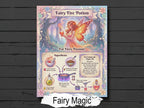Faerie Fire Potion: Magical Elixir Recipe, Realm of Fey, Printable Spellbook Page (Digital Download)