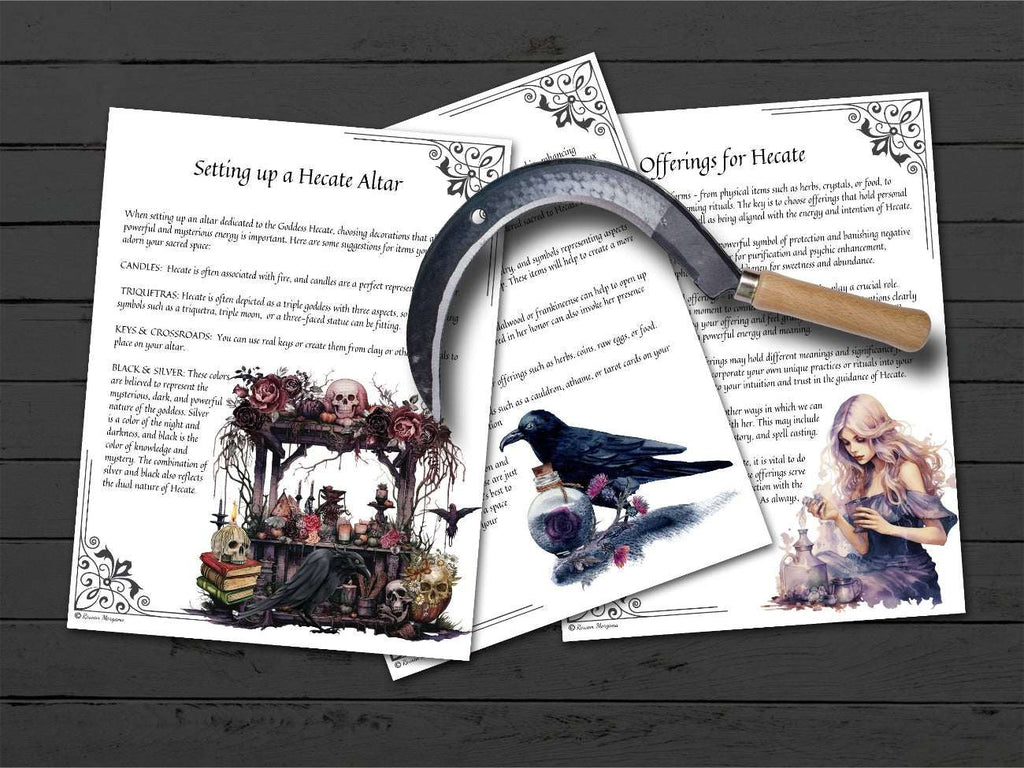 GODDESS HECATE, setting up a Hecate Altar 2 pages and Offerings for Hecate - Morgana Magick Spell