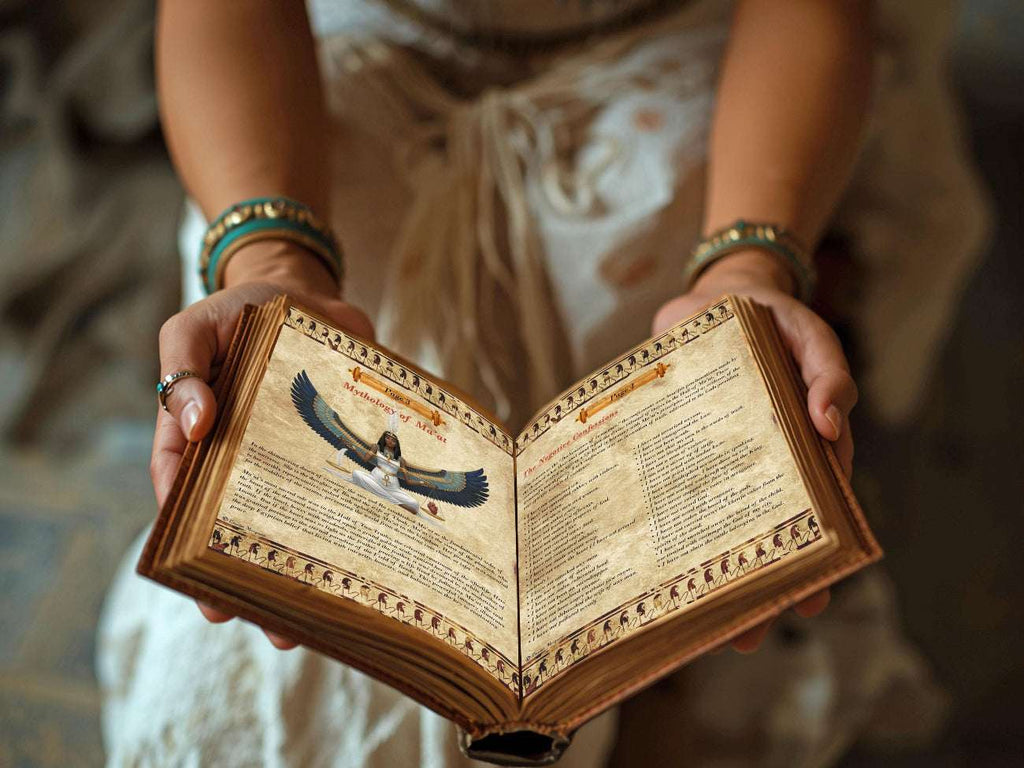 Goddess Maat: Align with Truth and Cosmic Harmony, Printable Spellbook Pages (PDF)