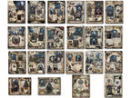 A collage showing many vintage-style Gothmas junk journal pages arranged in a grid on a white background, with the text 'Junk Journal' at the top and '45 Pages' at the bottom.