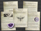 Five CEREMONIAL HIGH MAGICK pages about  Words of Power, The Body of Light and the Power of Purple and Silver.