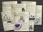 Seven CEREMONIAL HIGH MAGICK pages about Ceremonial Invocation, Consecration Ritual and The Eucharistic Ritual.