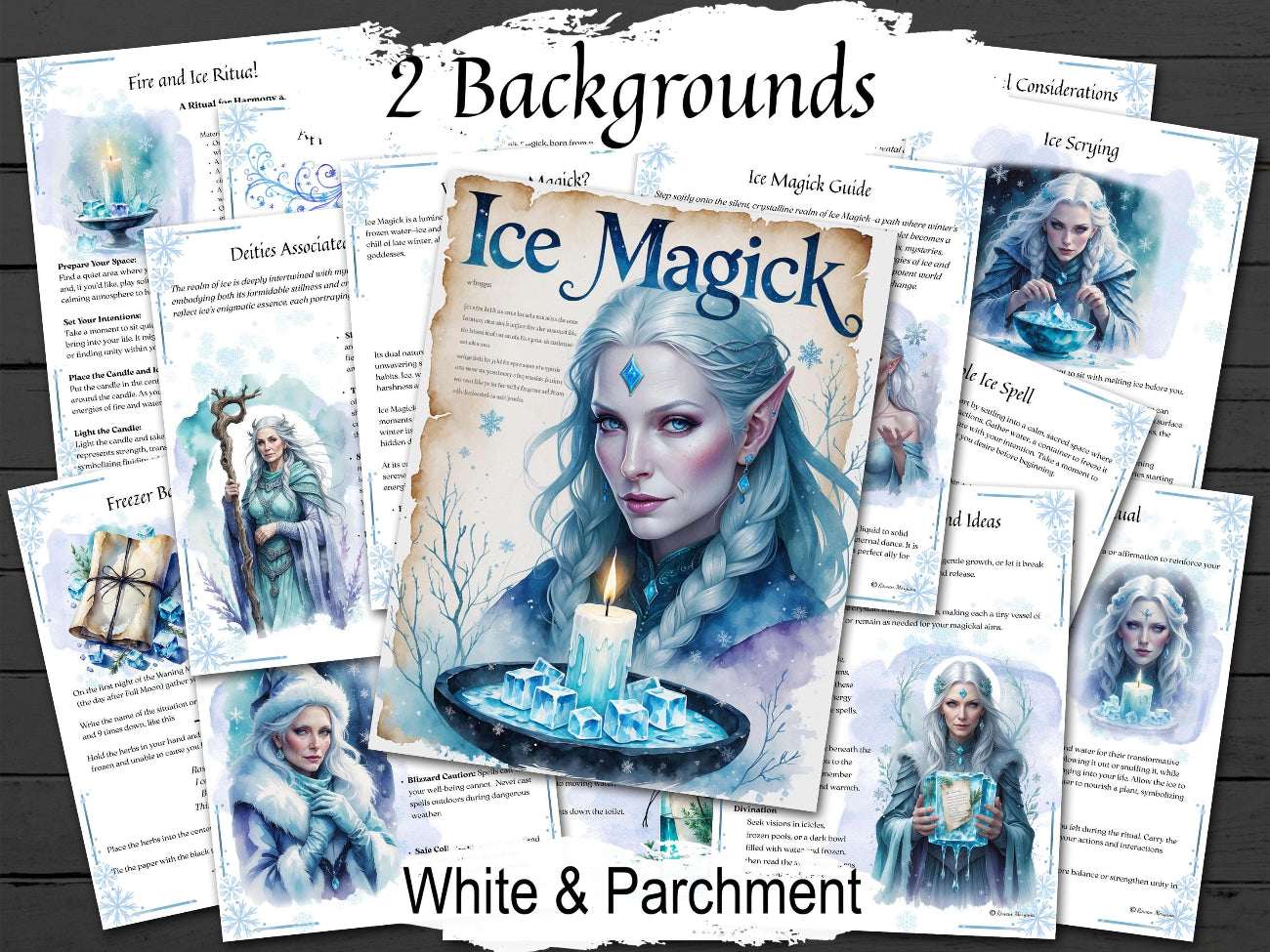 Ice Magick Spellbook: Winter Witchcraft Guide - Binding, Banishing, Di ...