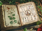 Imbolc Infographic: Grimoire Page for your Book of Shadows, Printable Wiccan Altar Art
