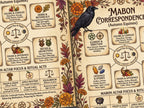 Mabon Sabbat Infographic: Autumn Equinox Wheel of the Year Printable