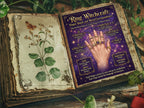 Ring Magick: Grimoire Pages for Book of Shadows, Witch Cheat Sheet, Occult Printable