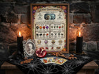 Samhain Sabbat Infographic: All Hallows Eve, Halloween Wheel of the Year Printable