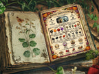 Samhain Sabbat Infographic: All Hallows Eve, Halloween Wheel of the Year Printable