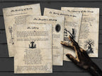 The Cursed Spellbook pages on binding, calling, shadows, crossing of the winds and how to bring someone to you. 