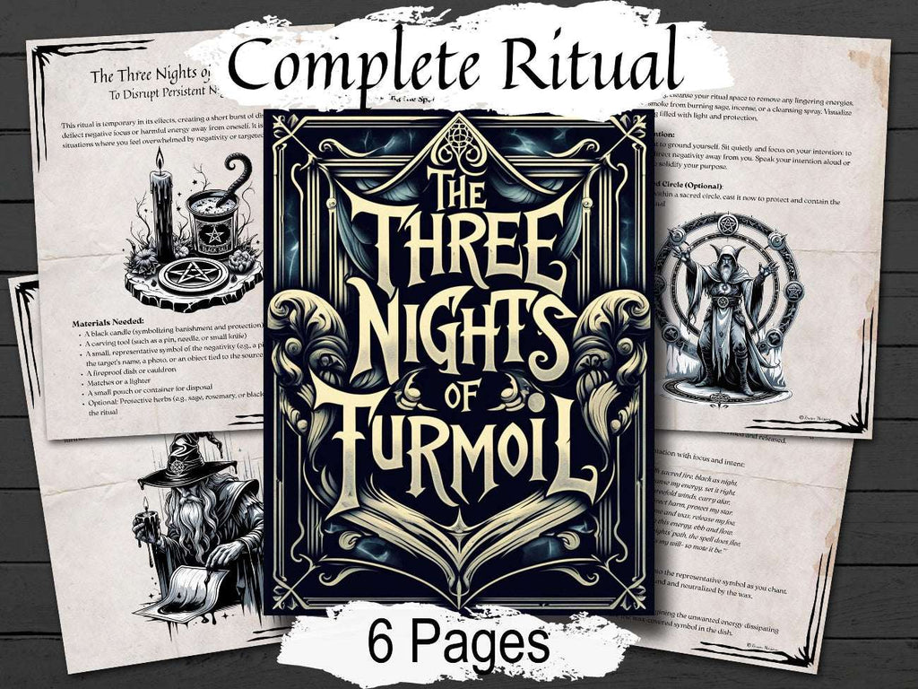 The Three Nights of Turmoil: A Candle Spell to Disrupt Persistent Negativity