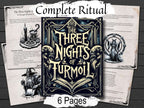 The Three Nights of Turmoil: A Candle Spell to Disrupt Persistent Negativity
