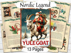 The Yule Goat: A Winter Solstice Journey of Transformation, Yule Printable 13 Pages