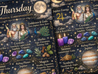 THURSDAY Magic: Infographic Cheat Sheet, Book of Shadows, Printable Grimoire Page, Weekday Spells
