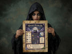 Witch's Flying Oil: Kitchen Witchcraft Infographic, Spellcasting Oil Recipe for your Book of Shadows