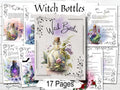 Witch Spell Bottles Bundle:  Enchant Your Life with 12 Original Jar Spells