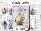 Witch Spell Bottles Bundle:  Enchant Your Life with 12 Original Jar Spells