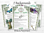 BABY BLESSING 6 Pages, Wiccaning Naming Ritual, Complete Witchcraft Baby Ritual, Pagan Baby Spell, Witch Baby Spell, Witch Child, Printable - Morgana Magick Spell